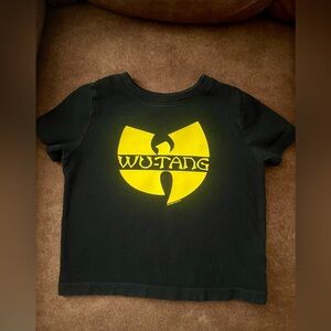 Wu-Tank Clan signature Black and Yellow Old Navy collectabilitees 18M24M T-Shirt